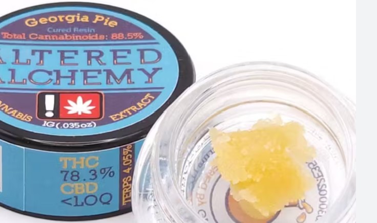 Photograph of product: Georgia Pie - Cured Resin - Altered Alchemy