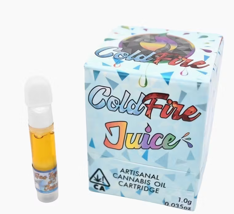 Photograph of product: ColdFire Sour Papaya Live Resin Cartridge 1g