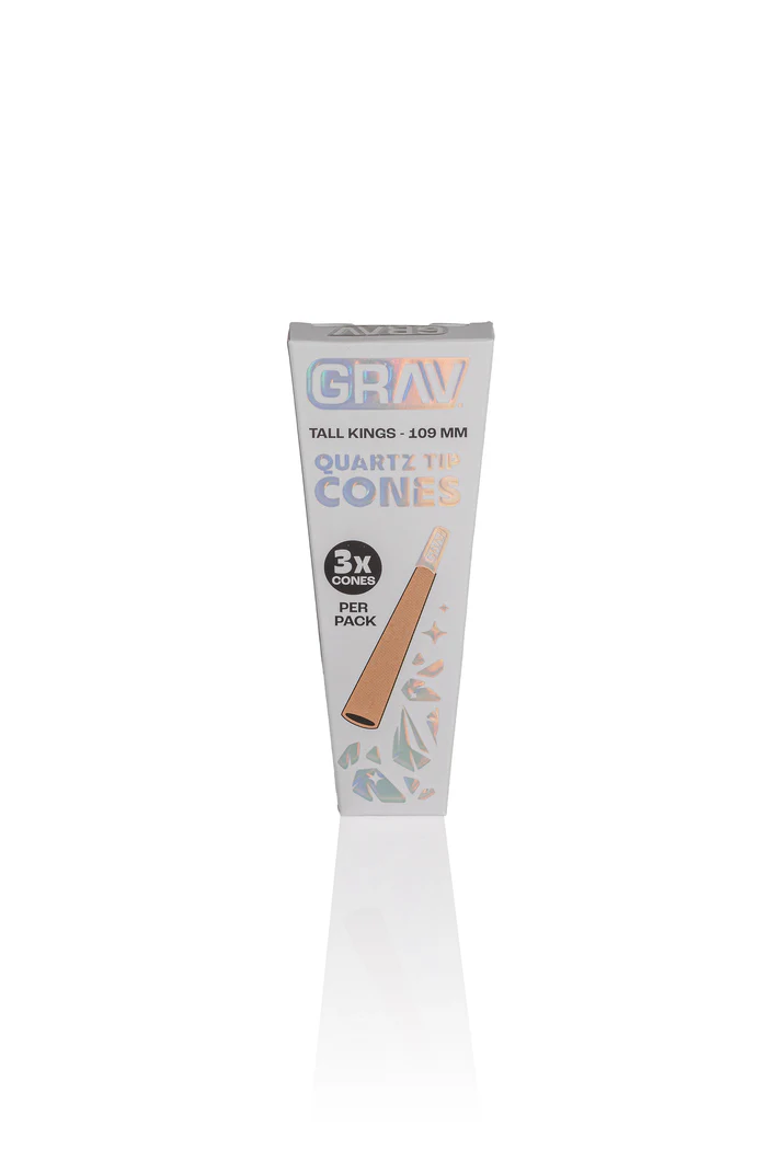 Photograph of product: Grav | Quartz Tip Cones 3pk | Tall Kings 109mm