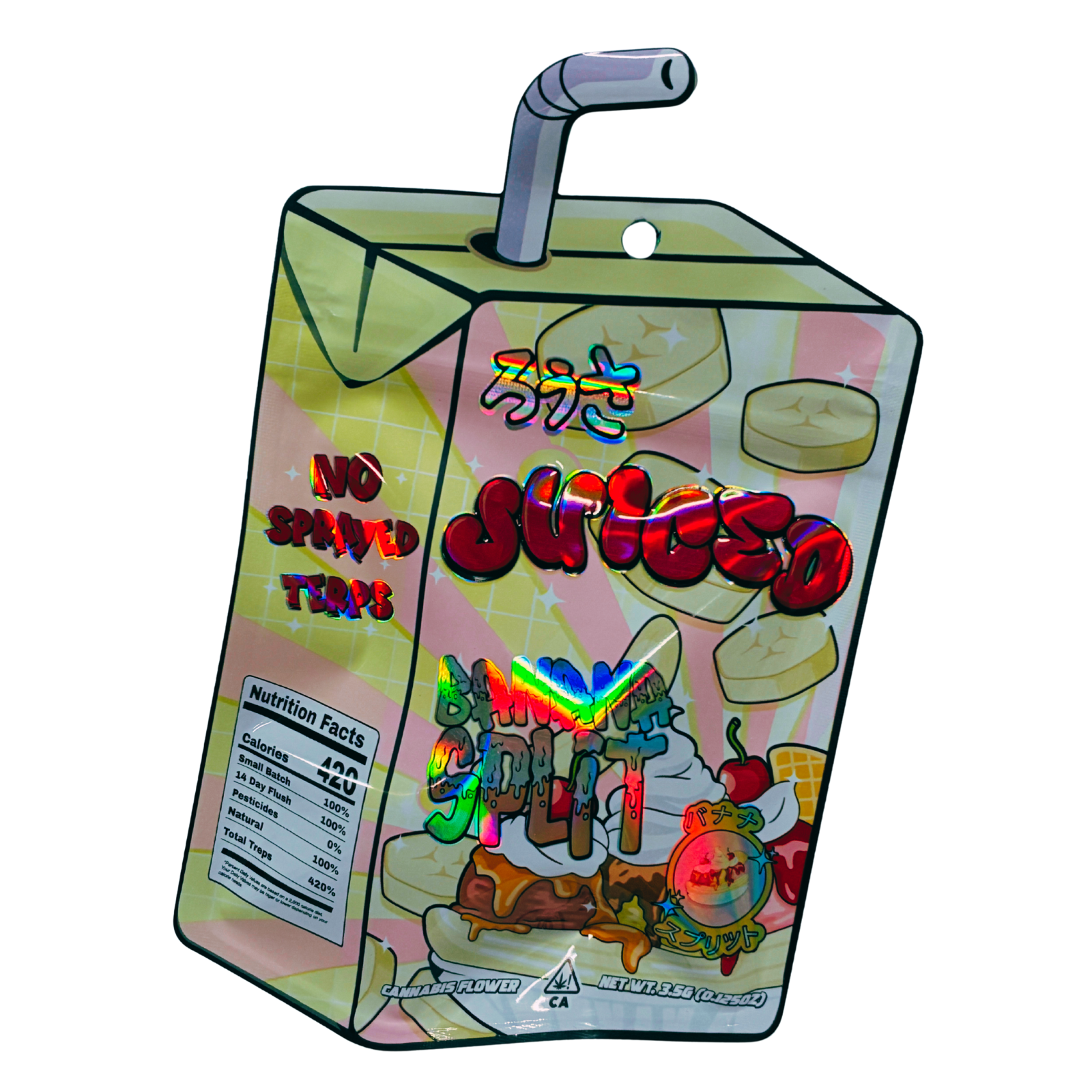 Photograph of product: Juiced | Banana Split Prepack - 3.5g