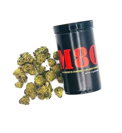 Photograph of product: M80 | Thermal Cherry | Popcorn Buds 3.5g
