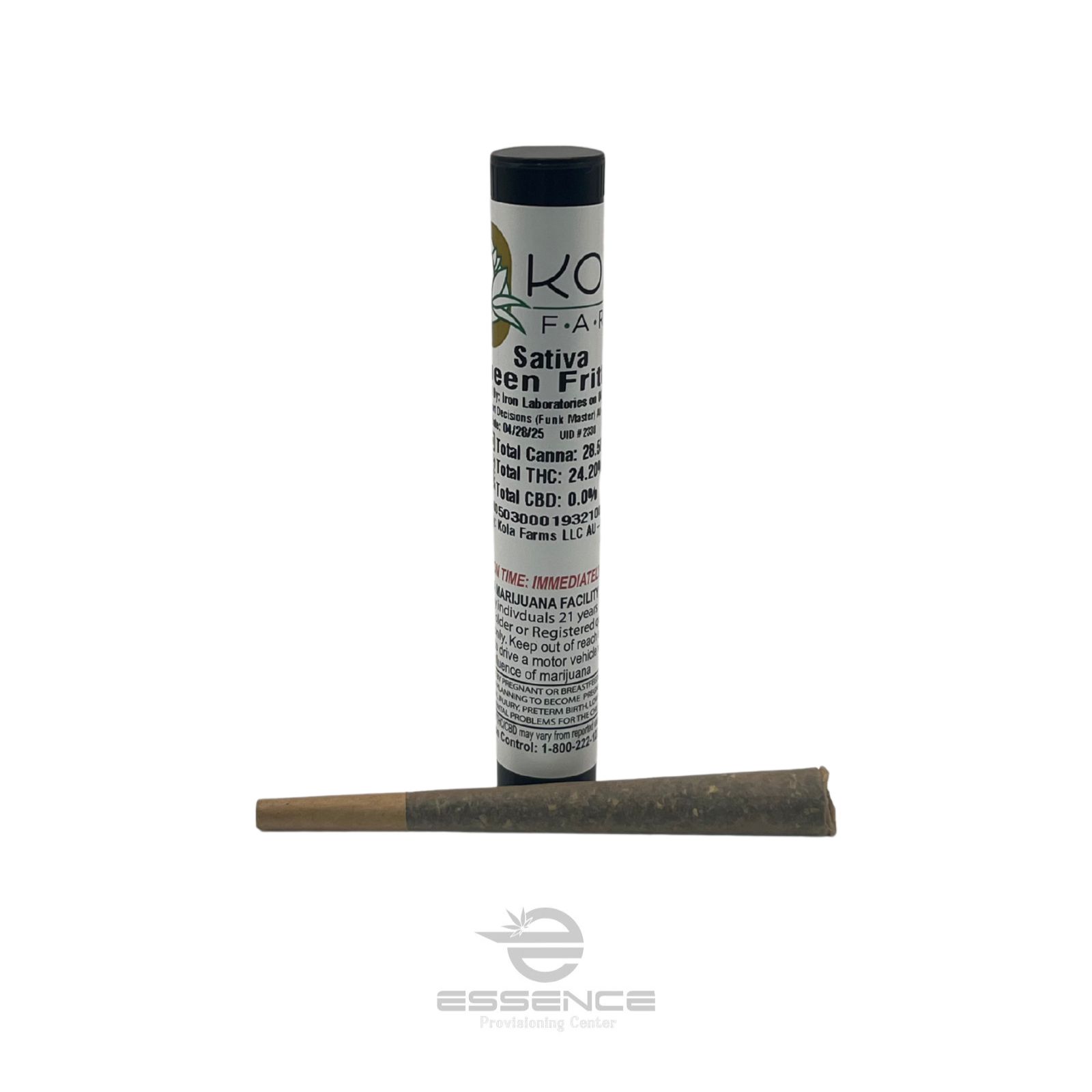 Photograph of product: Kola - Queen Fritter Pre-Roll
