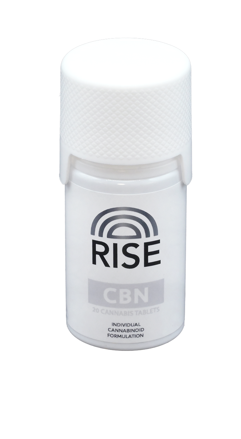 Photograph of product: RISE CBN TABLETS (20 COUNT)