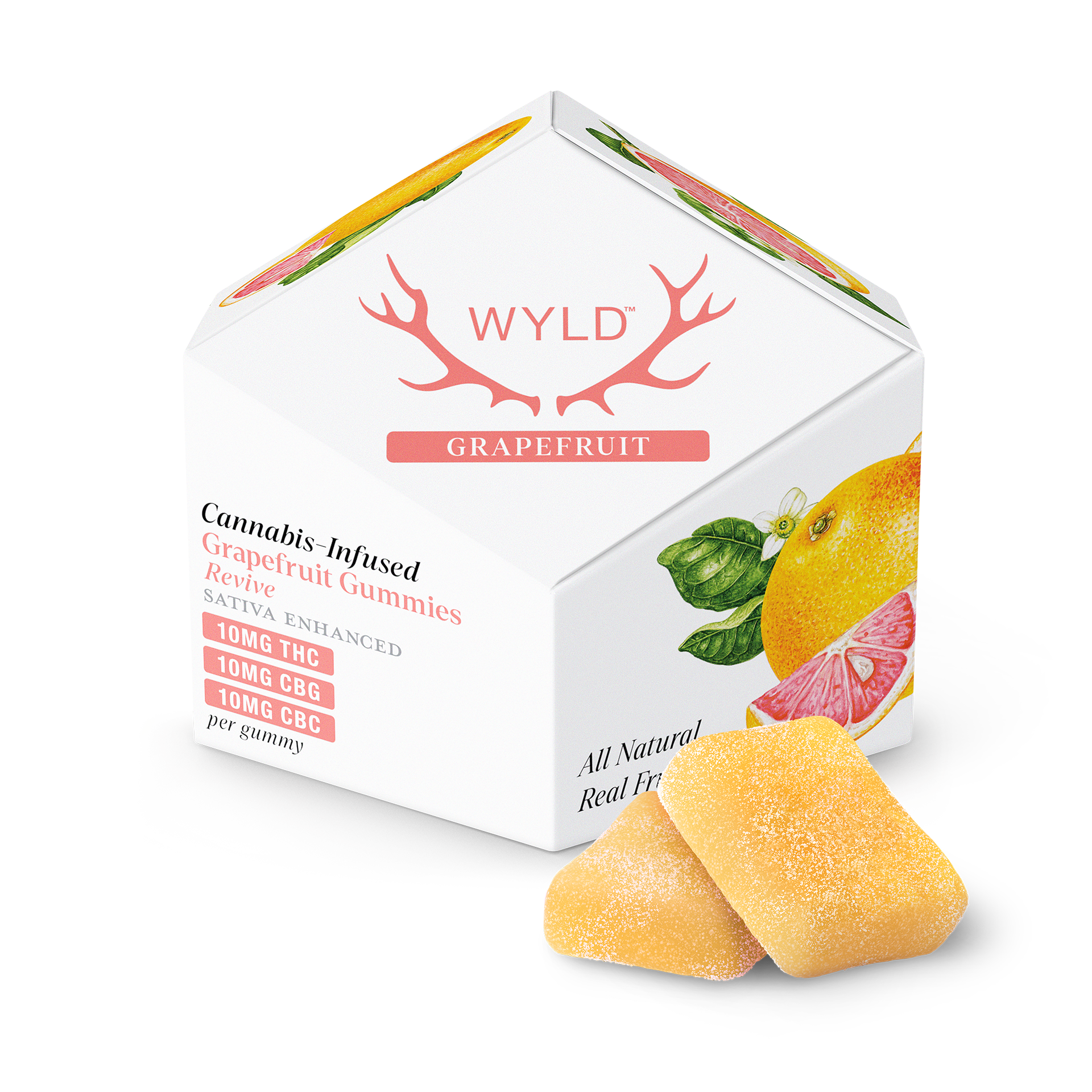 Photograph of product: Gummies - 1:1:1 Grapefruit