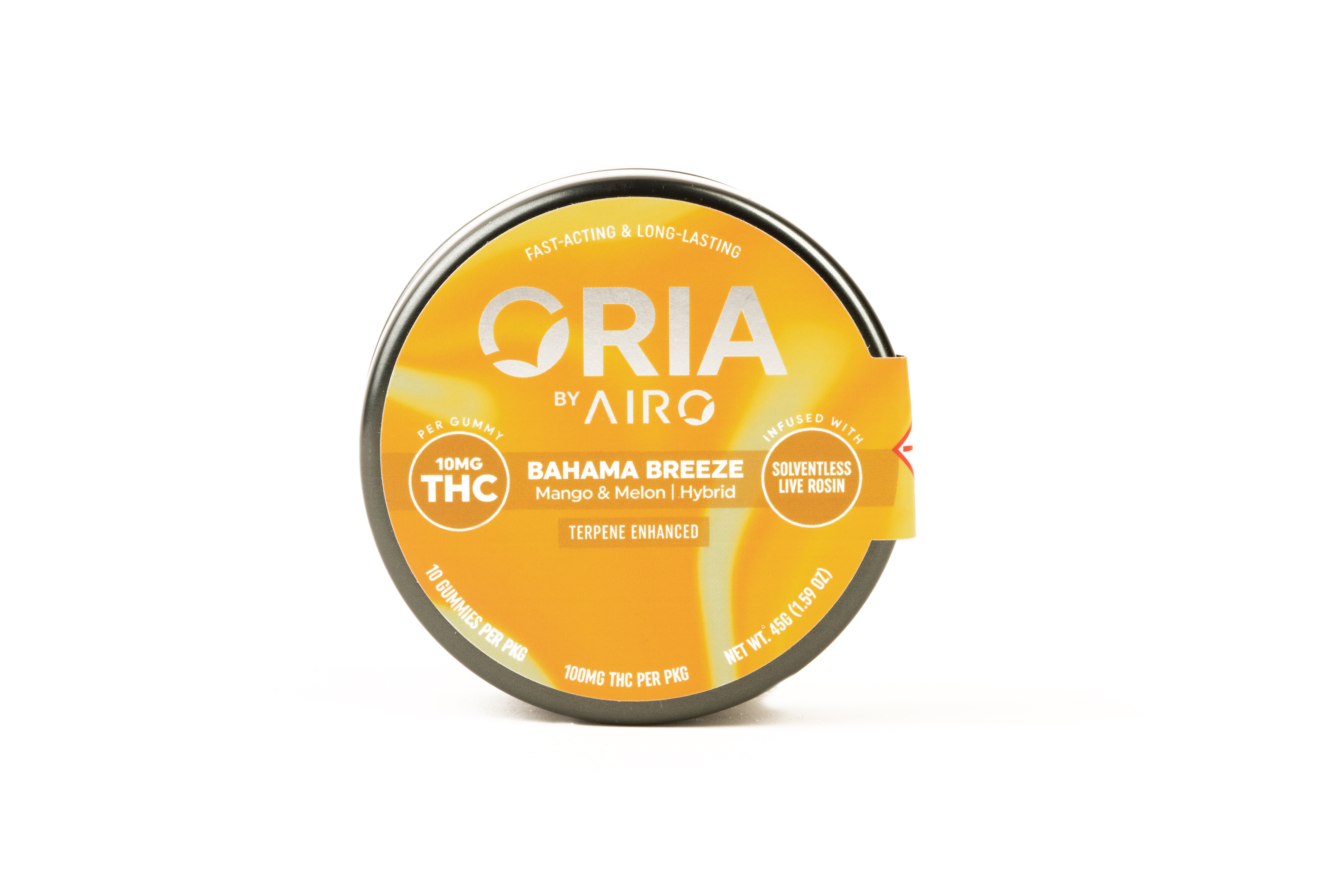 Photograph of product: ORIA | Bahama Breeze | 10mg Gummies (10pk)