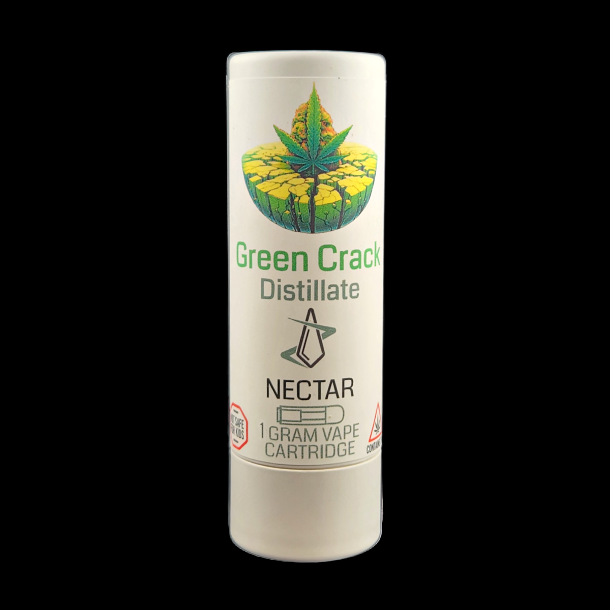Photograph of product: Green Crack | Distillate Vape Cart