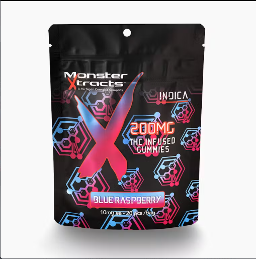 Photograph of product: Tropical Thunder - 200mg Gummies by Monster Xtracts