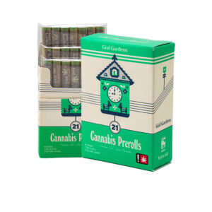 Photograph of product: Gud Gardens Sour Sage OG x Banana God V2 x Foam 21pk Pre-Roll 0.5g