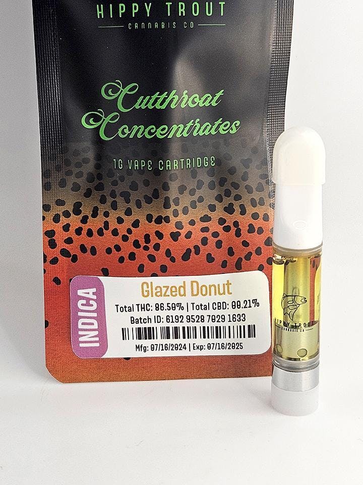 Photograph of product: Hippy Trout - Glazed Donut - 1 g Cart