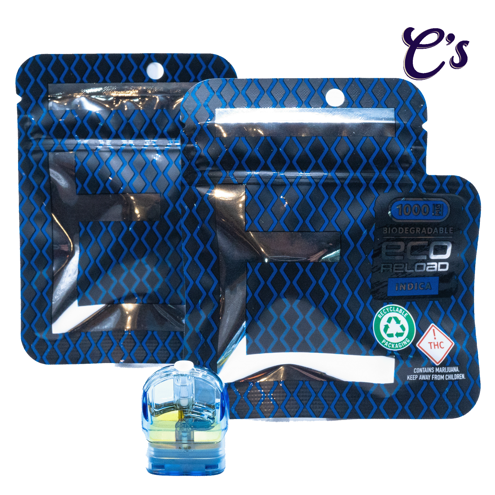 Photograph of product: Eureka | Classic AIO Reload (I) Blackberry Kush 1g