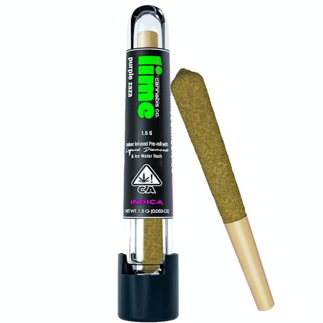 Photograph of product: Lime 1.75g Infused Pre Roll - (I) King Louis XIII (43.52%)
