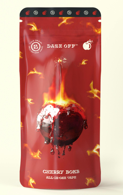 Photograph of product: Daze Off - Disposable - Cherry Bomb (SH)