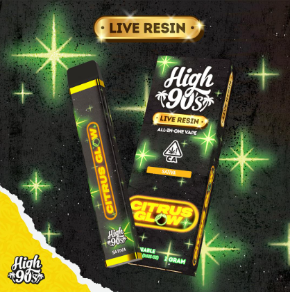 Photograph of product: CITRUS GLOW 1G LIVE RESIN ALL IN ONE - 1 G
