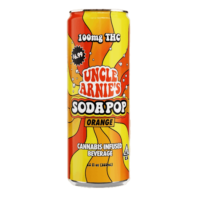 Photograph of product: Orange Soda 100mg 12oz. - 