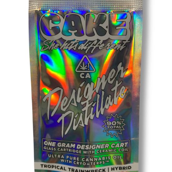 Photograph of product: Cake - Tropical Trainwreck 1g Designer Distillate Vape - 