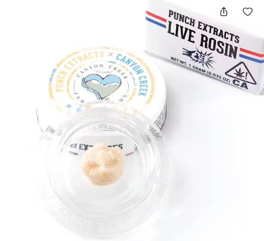 Photograph of product: Berry Sugar Runtz [H] Tier 3 Live Rosin Badder | Punch