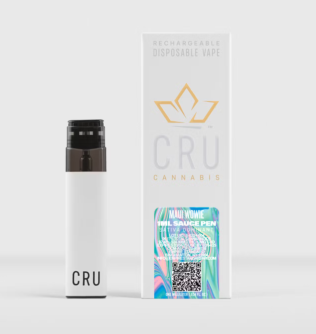 Photograph of product: Cru | Maui Wowie | Oui'd Dom | Live Resin AIO