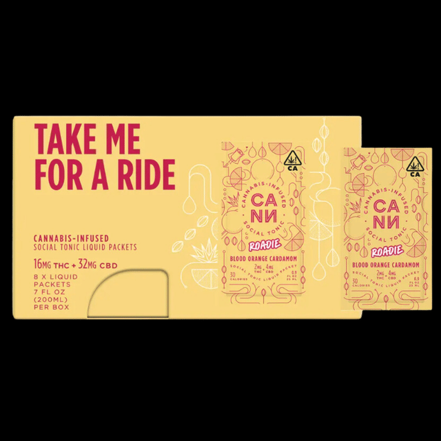 Photograph of product: CANN - Roadie Blood Orange Cardamom 8pk Packets - 