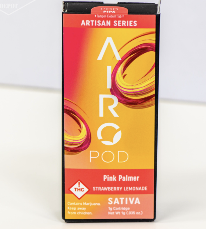 Photograph of product: AIROPOD Pink Palmer | 500mg