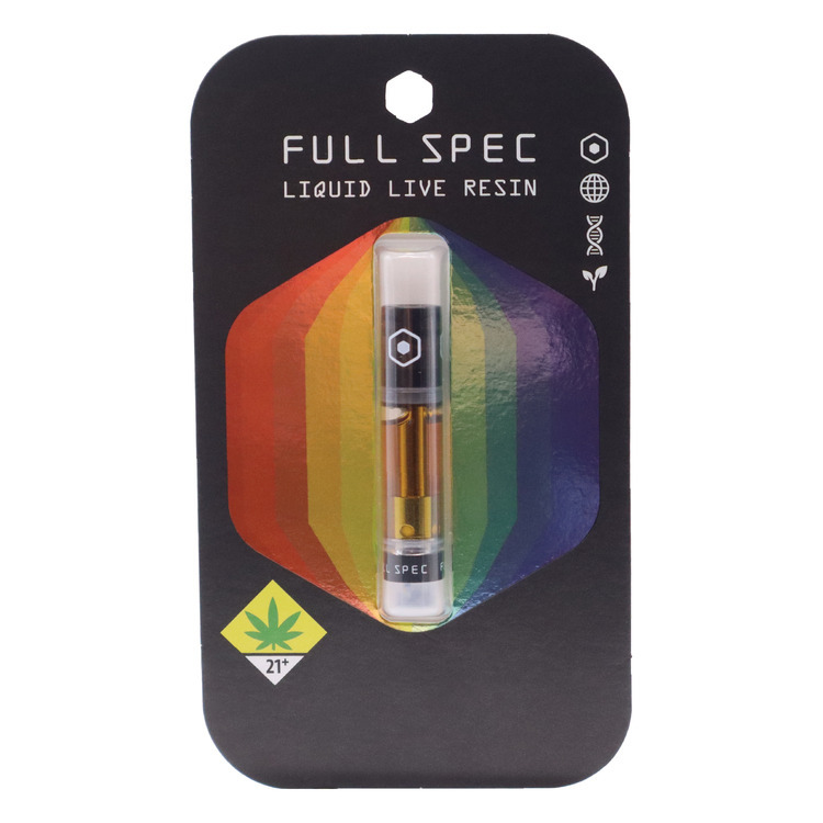 Photograph of product: Full Spec: Kiwi Sorbet - Live Resin Cartridge