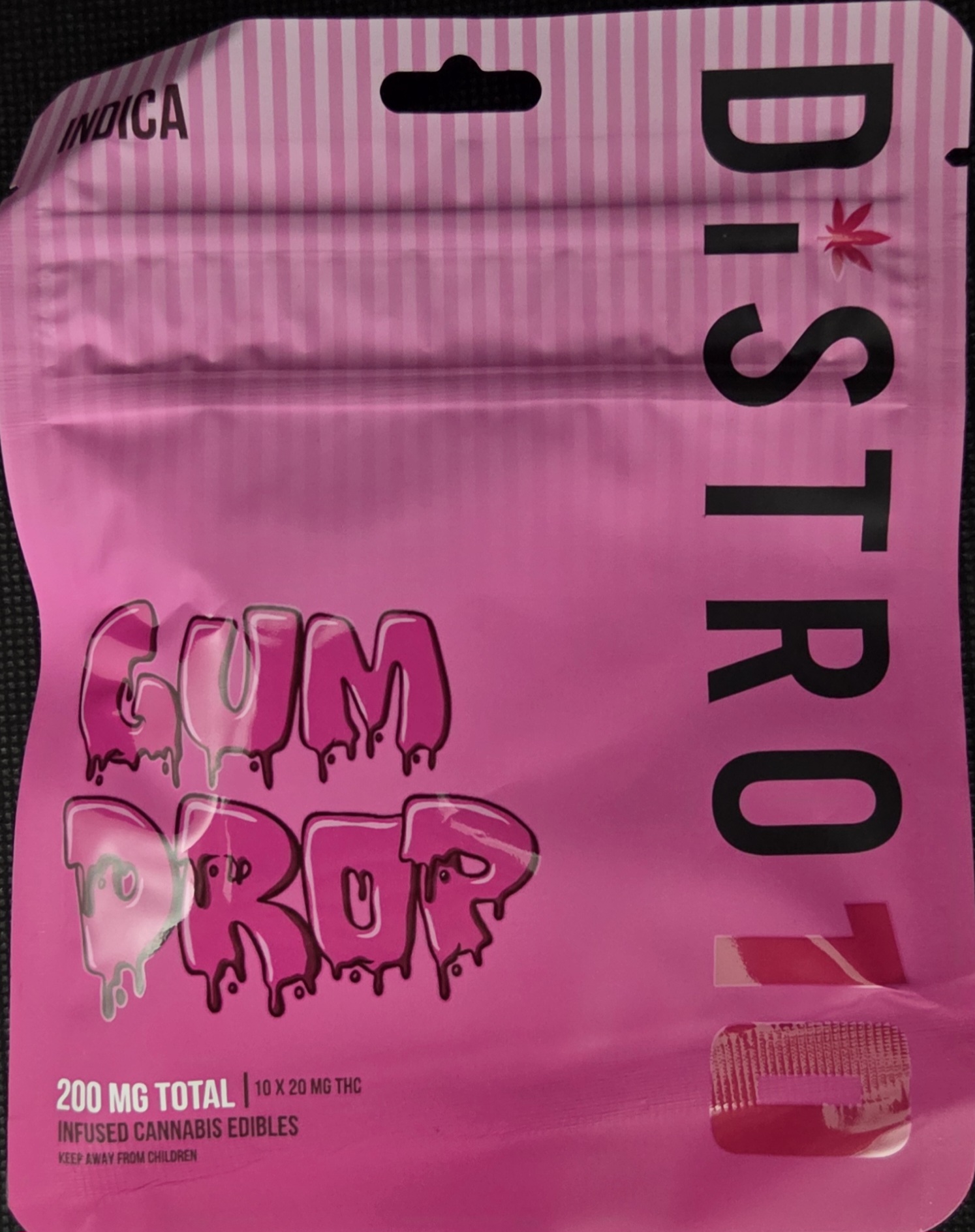 Photograph of product: Distro 10 - Gum Drop - 200mg