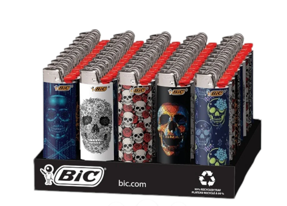 Photograph of product: BIC Skull Lighters