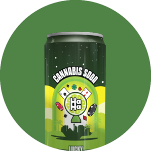 Photograph of Product: (09075) HaHa 100mg Lemon Lime Soda