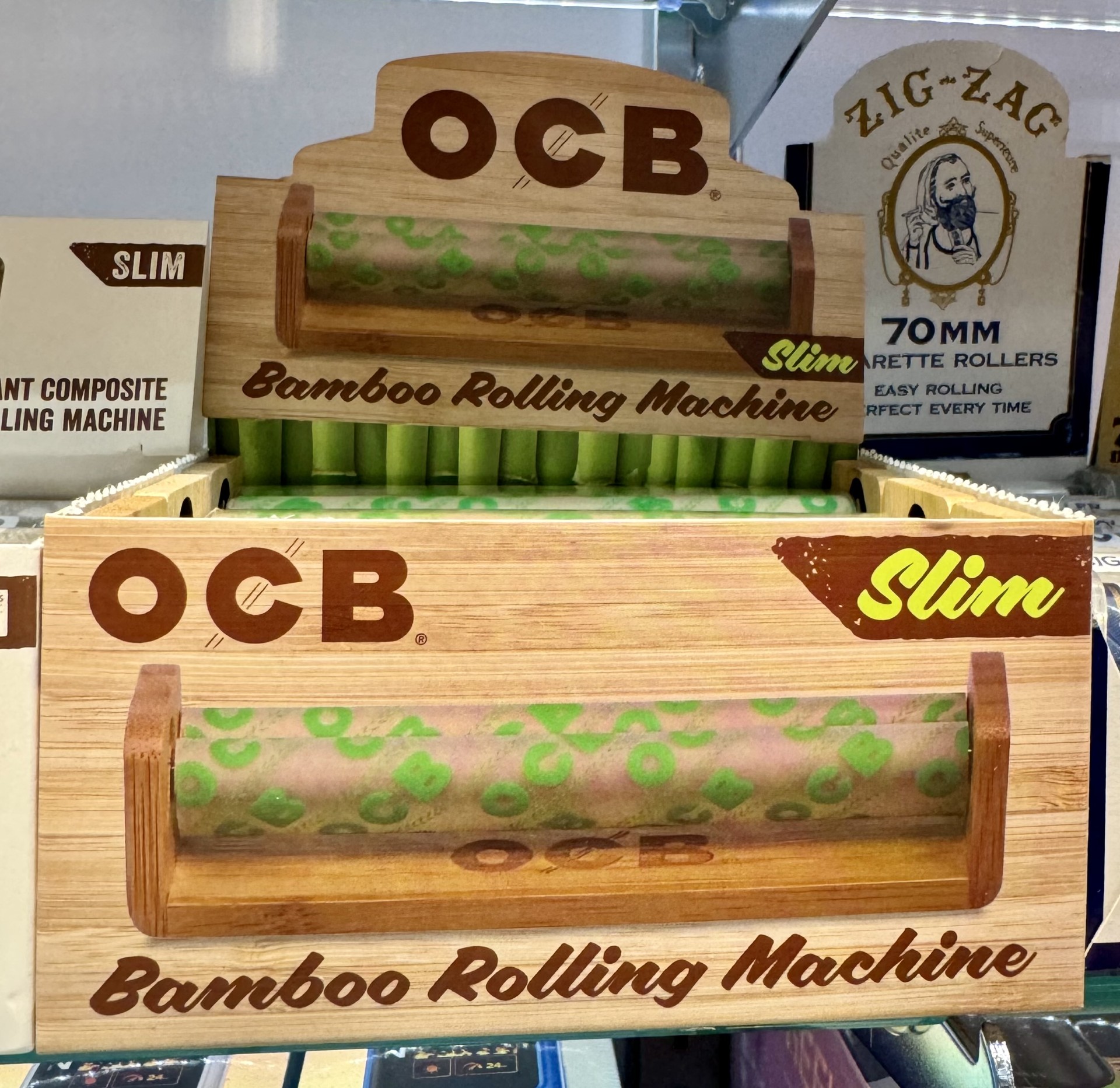 Photograph of product: OCB Bamboo Wood Roller | Slim