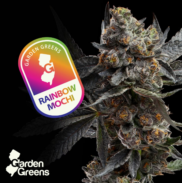 Photograph of product: Garden Greens - Rainbow Mochi Flower - 3.5g