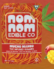 Photograph of product: Nom Nom - Live Resin Mucho Mango 200mg