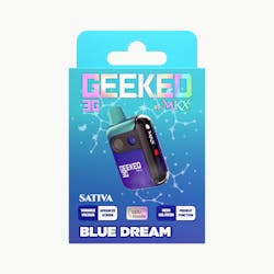 Photograph of product: Geeked x MKX Blue Dream Disposable Vape Rec