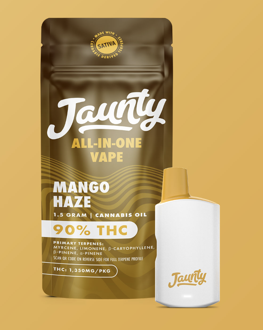 Photograph of product: Jaunty | Mango Haze Disposable Palm