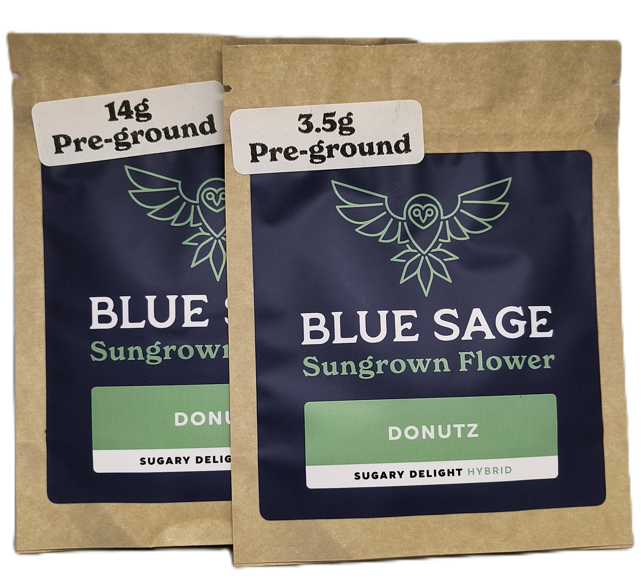 Photograph of product: Donutz Pre-Ground Flower | Blue Sage - 14g