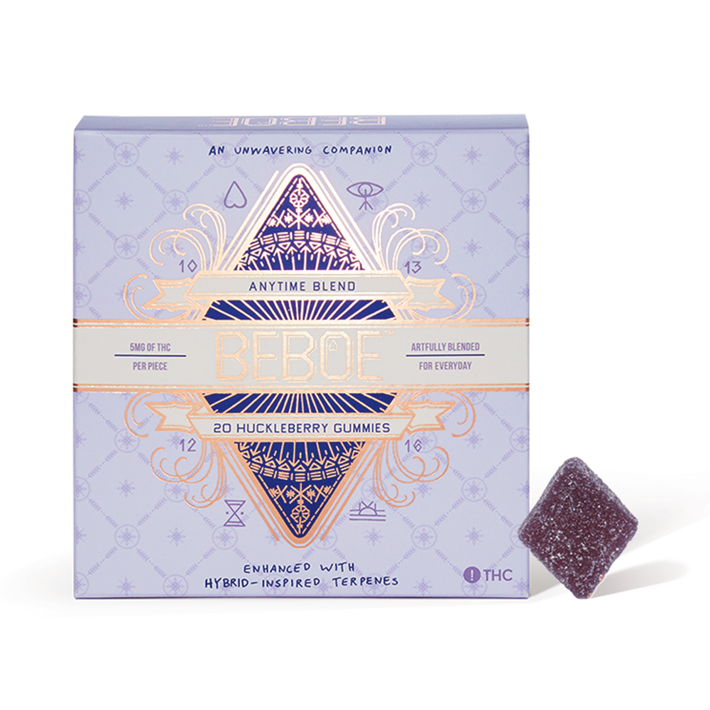 Photograph of Product: Anytime Huckleberry [20-pack] (100mg THC)