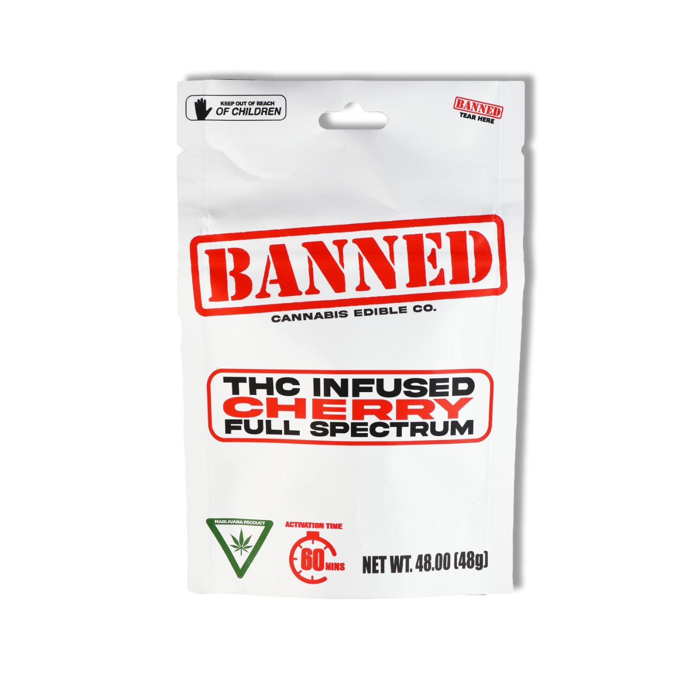 Photograph of product: Banned - Cherry 200mg 4pk