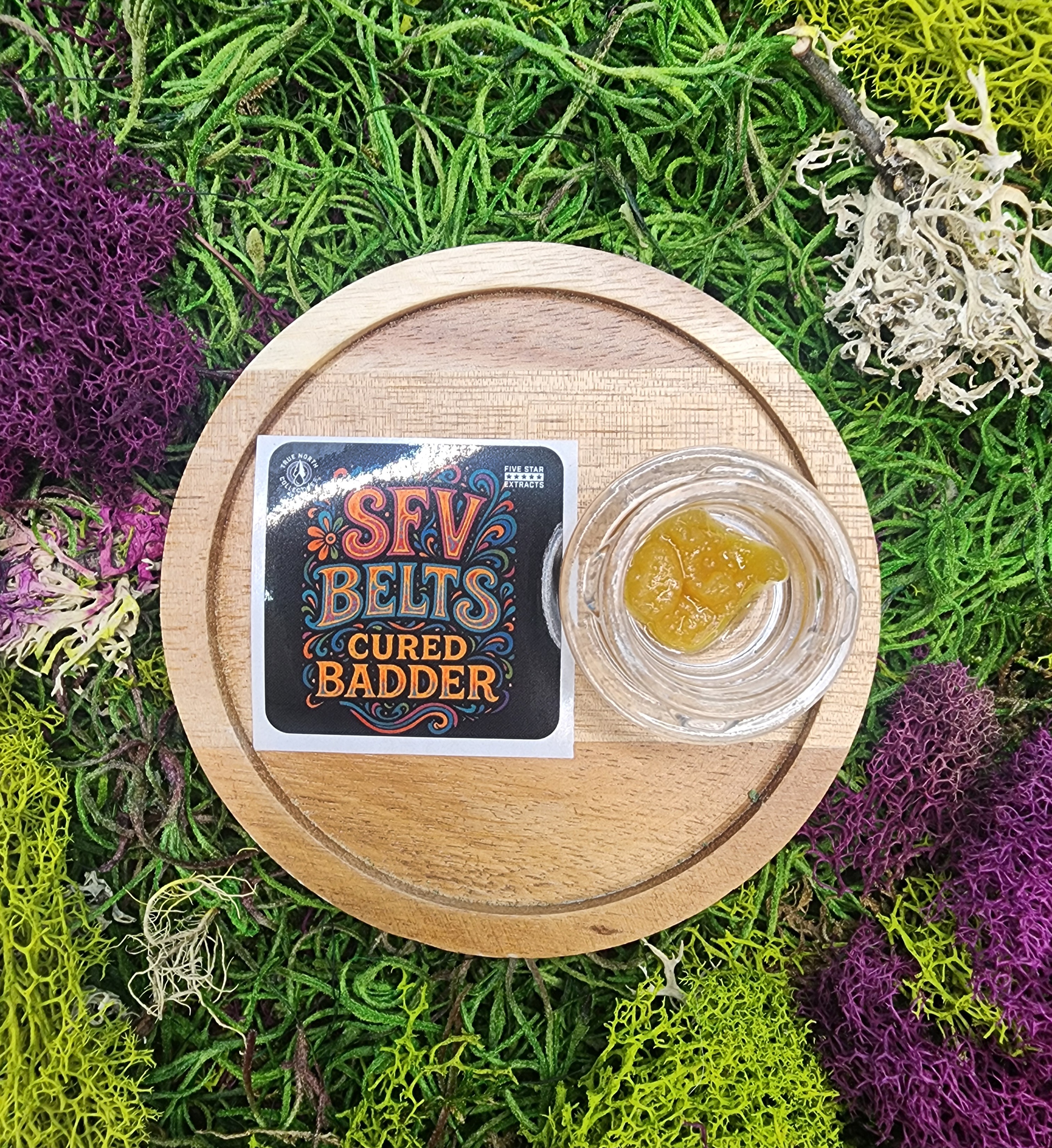 Photograph of product: 1G SFV BELTS CURED BADDER CONCENTRATE