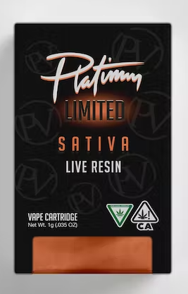 Photograph of product: Platinum Vape - Live Resin Cartridge 1g - Super Sour Diesel - Oui'd