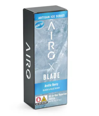 Photograph of product: Airo | Arctic Berry | Vape Cart | Disposable 2g