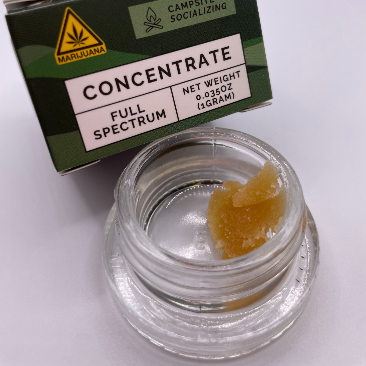 Photograph of product: Golden Aurora Live Resin