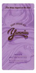 Photograph of product: Dark Chocolate Oui'd Pieces 100mg