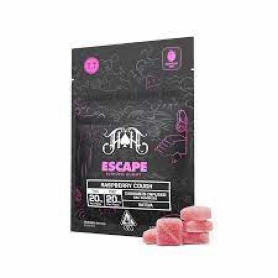 Photograph of product: [Heavy Hitters] CBC Gummies - 100mg - Raspberry Cough Escape [S] - 