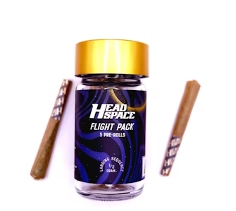Photograph of product: Headspace | Kiwi Kush X Lemon Cherry Gelato | Pre-Roll 5pk | 2.5g