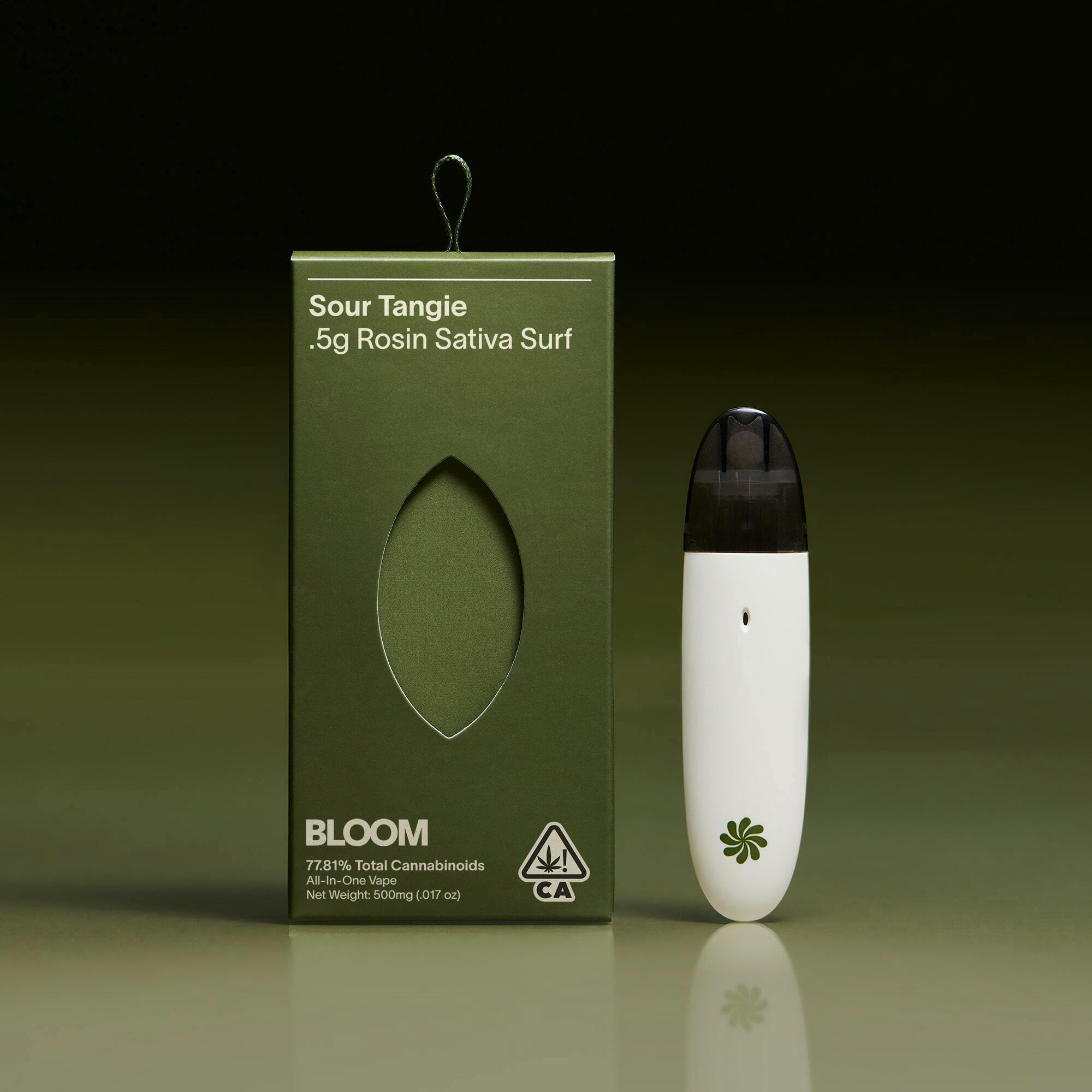 Photograph of product: Bloom Live Rosin Surf All-In-One 500mg SOUR TANGIE