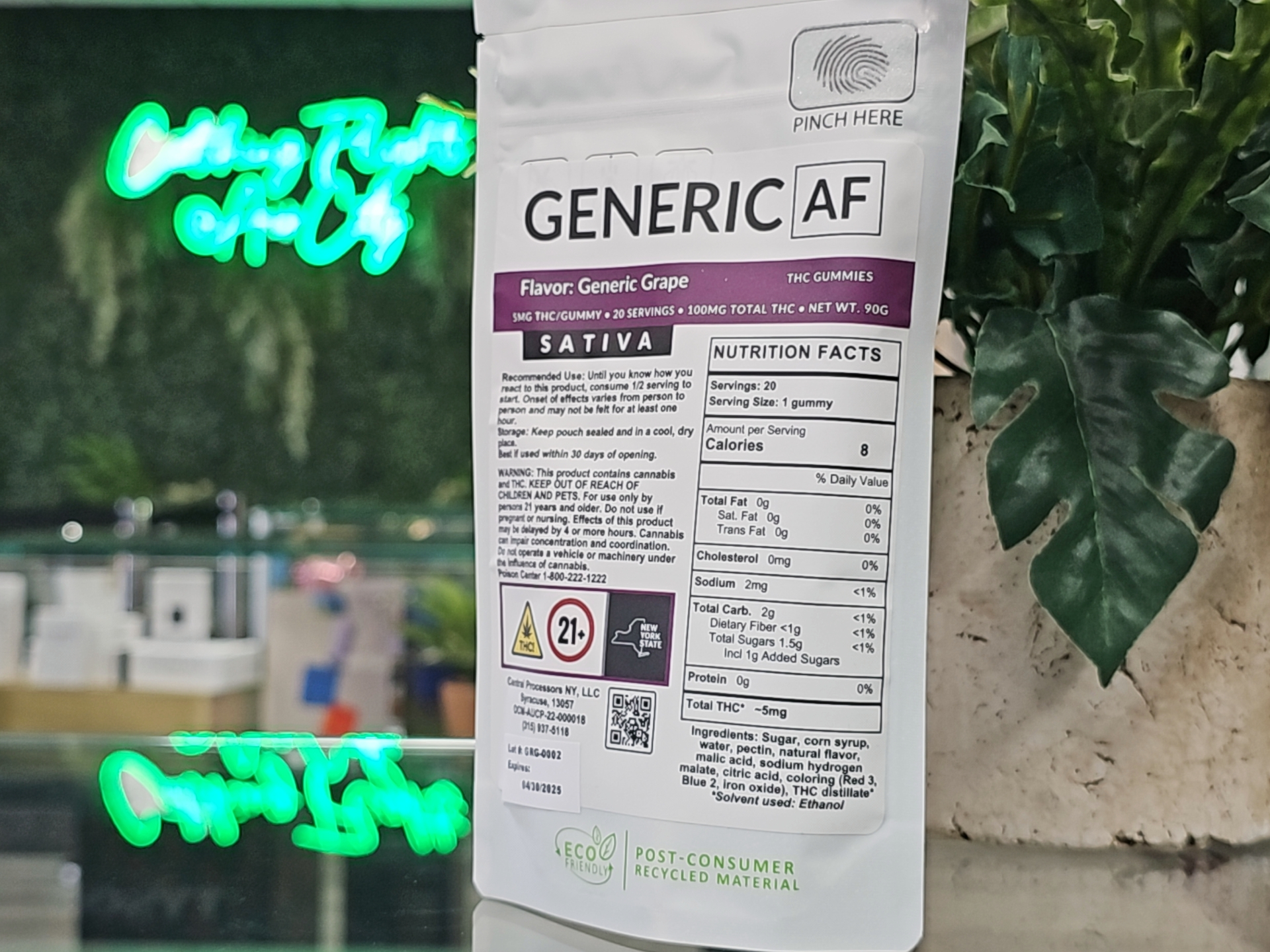 Photograph of product: GAF | Grape | Gummies | 5mg