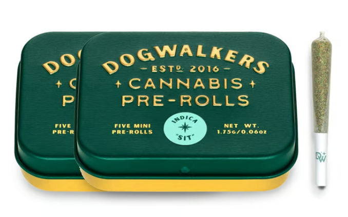 Photograph of product: Tres Dawg IX x Tres OG | 5 pk Pre-Roll | 1.75g