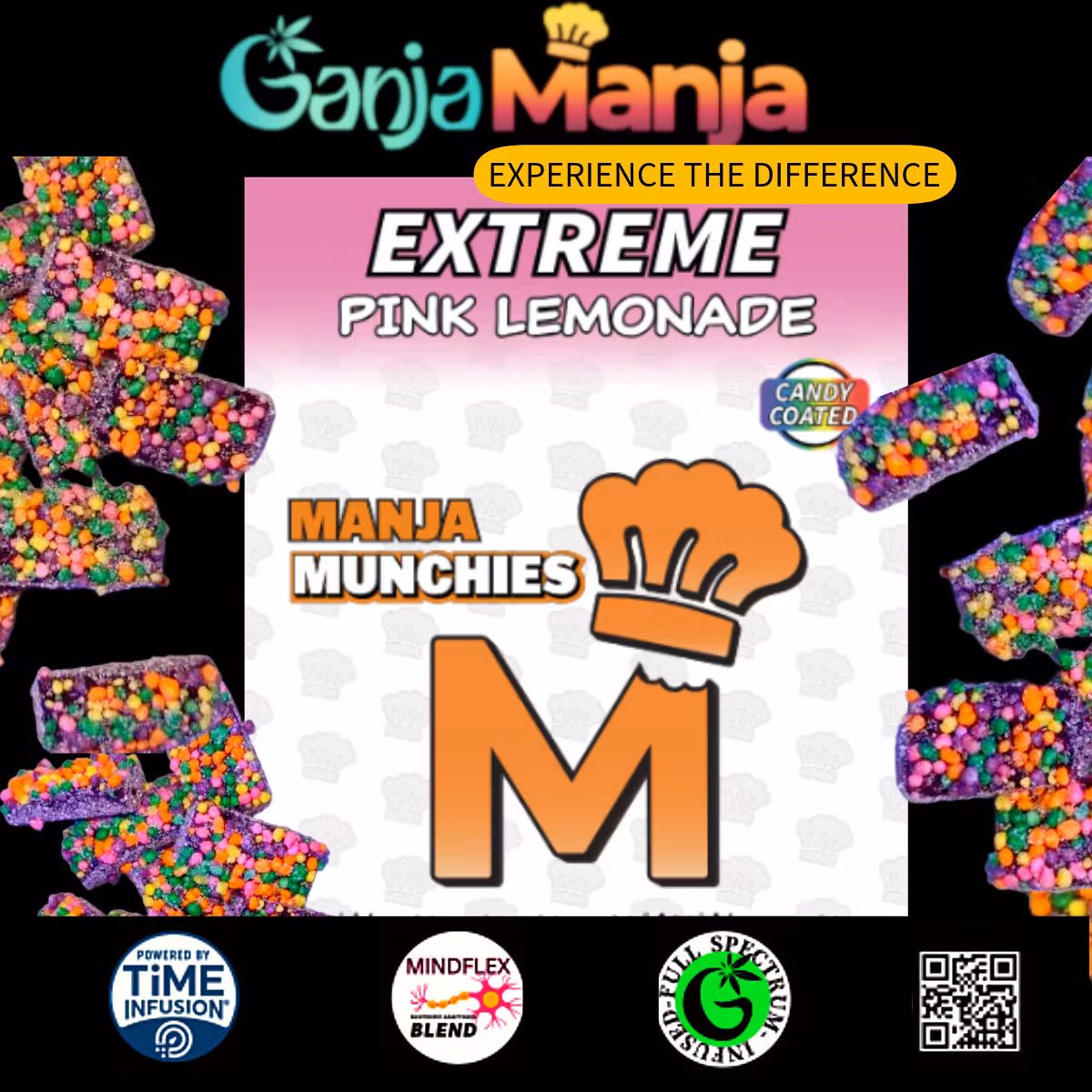 Photograph of product: Gummies | Extreme |  Pink Lemonade