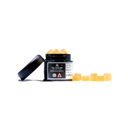 Photograph of product: Sour Apple Pectin Cubes 100mg The Heirloom Collective