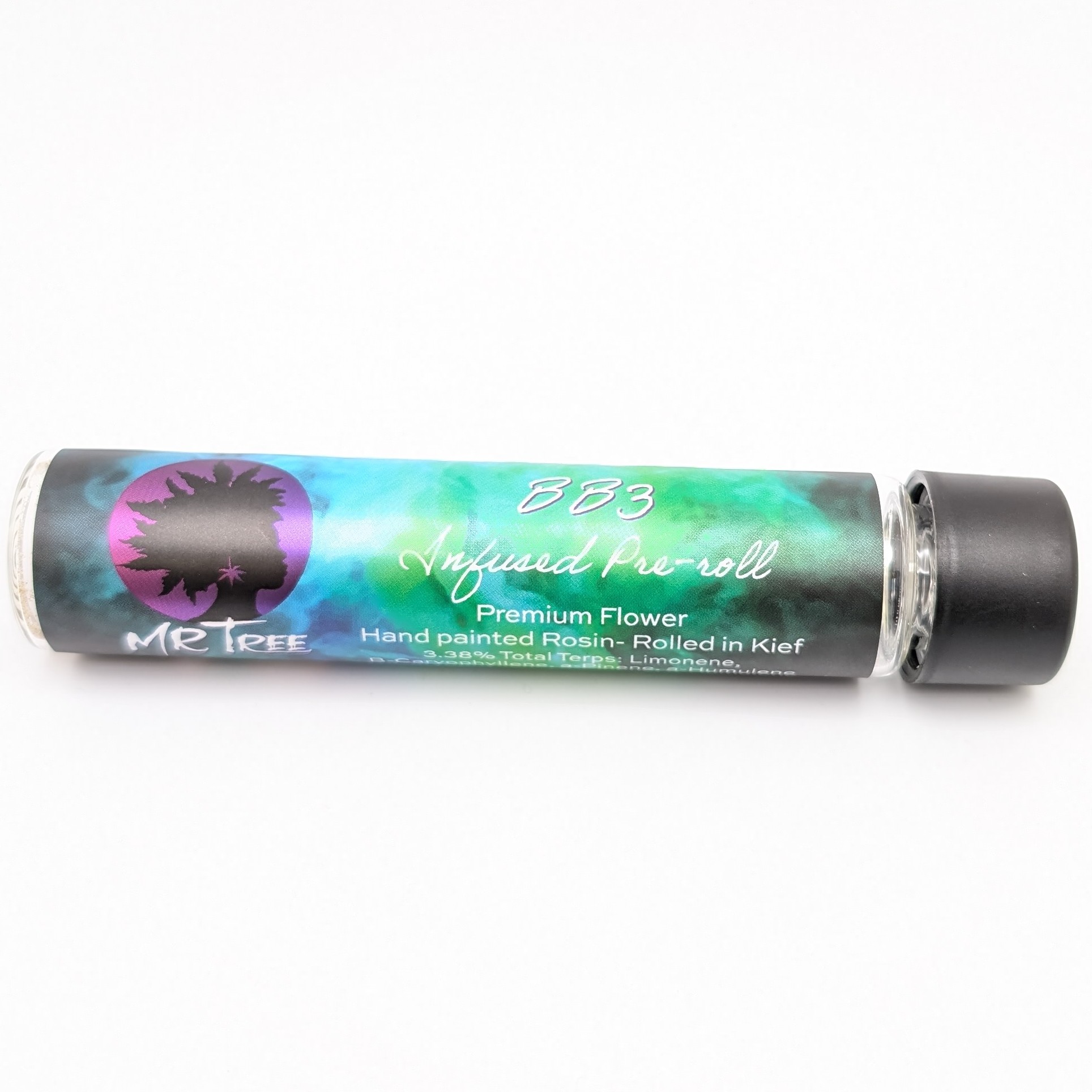 Photograph of product: BB3 Infused .7g Pre Roll