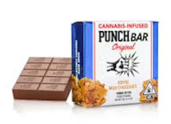 Photograph of product: Punch Bar 100mg - Toffee Milk Chocolate (H)
