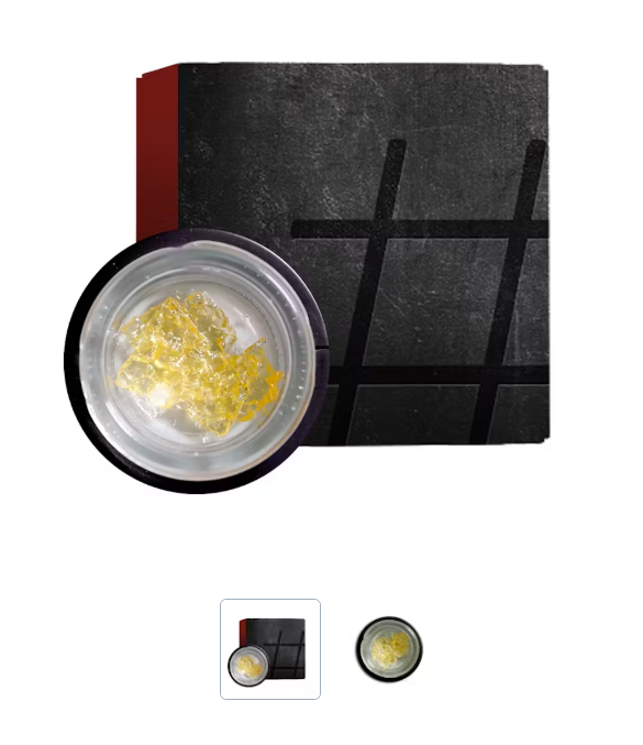 Photograph of product: #au chocolat / Shatter / / Purple Mandarin Punch